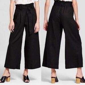 Who What Wear Tie Belt Wide Leg Pants